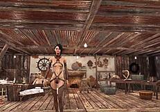 fallout 4 fashion show featuring chyler leigh as a top model