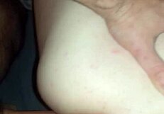 real couple epic slip and stretch