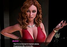 big-titted milf in glasses stretches her pussy with dildo outdoors, craving cock and cumshot.