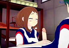 ochako and izuku's crazy intense sex, man... unreal!