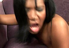 tiny emy reyes swallows a magnum load from justins big cock