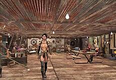 fallout 4 fashion show featuring chyler leigh as a top model