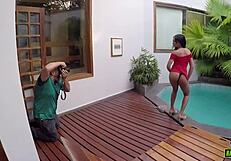 Alice Lemes Strips For Hardbrazil Photos