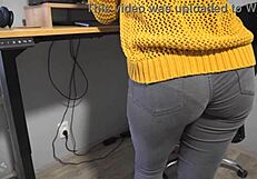 Tight clothing on hot secretaries can be a real fetish