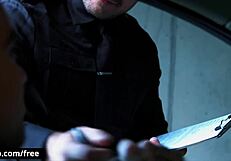 Twinky boy seduces police officer to fuck his tight butthole - bromo