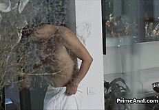 Eating Busty Girlfriend's Ass in the Early Morning Light