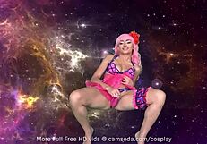 Teen Cosplay Scathach Dripping Pussy Wild Masturbation