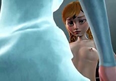 Mavis Enjoys A Threesome With Elsa And Anna