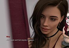 Steps of debauchery 32 - naked in dressing room!