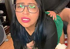 Stepson, Help Me, I'm Stuck In Mummification With Big Tits Bent Over