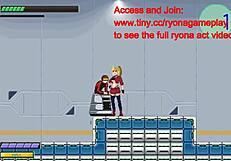 Cute Blonde In Hentai Game Sex!