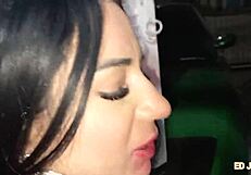 Carol Corrales Smokes and Fucks Bareback with Monster Cock in POV Anal