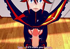 ryuko matoi, you're fucking hard in pov