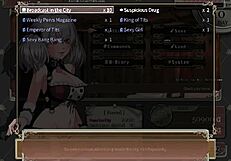 lewdcrest lady of the night branded azel horny adventurer doing prostitute for dicks hentai gameplay