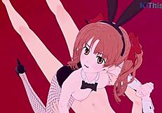 哇，御门和黑子在狂野兔女郎3P行动中！