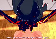ryuko matoi, you're fucking hard in pov