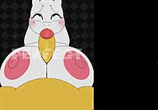 toriel with bigger tits in beatbanger game