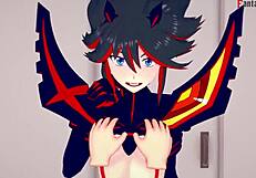 ryuko matoi, you're fucking hard in pov