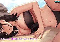 Swimming instructor worried about her breast size during lesson