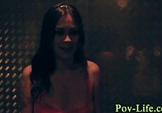 Pov teen 18+ gets cum sprayed