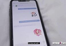 guy fooled my fat girlfriend gives blowjob instead of me french vlog snap-fuck com