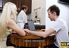 Porn Blonde Sucks Skills, Drilled By Stepbro In Taboo Fantasy