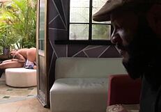 Julia takes monster cock while husband watches