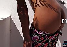 Curvy Indian Milf Model Angel Constance Strips Fully Naked Outdoor for Playboy