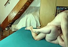My stepdaughter with an hourglass figure gets face fucked by my friends in HD