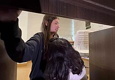 Maid Bends Over to Clean, So Suggestive.