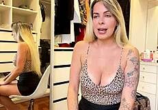 provando essa lingerie provocante, vai gostar do meu site?