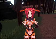 Monster Girl Island Ep 9: Fuck Doll Teases With Big Tits In Sexy Dance And Sex.