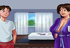 Summertimesaga - Sipping milk straight from babe's tap