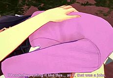 Eula relaxes by the pool in genshin impact