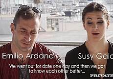 interview with susy gala reveals pretty brunette babe's sexy european holiday casting