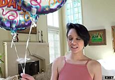 Stepsis Cadey Mercury Wants Cock for Birthday