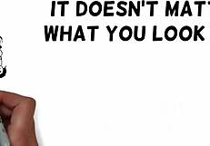 Petite girl with long brown hair has a hot shower with her stepson