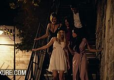 Orgy and anal sex with gorgeous babes