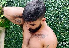 Behind the scenes of gay porn video