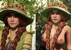 cartoon big tits naked comparison compilation