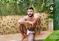 Behind the scenes of a gay production