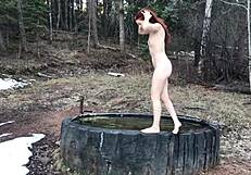 Rough Outdoor Fuck & Facial