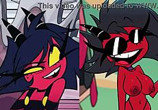 cartoon big tits naked comparison compilation