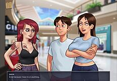 Detailed walkthrough of the erotic visual novel Summertime Saga v50