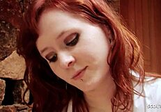 Redhead masseur seduces client and gives him a deep tissue massage with oil and then has sex with him