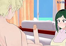 Inko Midoriya Creampied by Katsuki Bakugo in Hentai