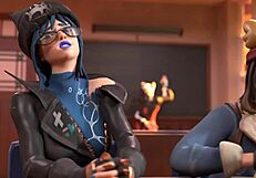 هوب تصبح فاجرة في الصف، منحنية على المكتب في نسخة الكرتون الممتدة