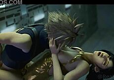 damn, check out tifa and friends in hot hentai action now!