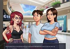 Detailed walkthrough of the erotic visual novel Summertime Saga v50