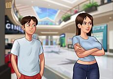 Detailed walkthrough of the erotic visual novel Summertime Saga v50